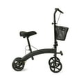 thumbnail image 4 of Medline Manual Seated Scooter with Footrest and Basket, Supports up to 300 lbs., Black, 4 of 4