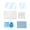 A-1 set, variant on Pocket Screen Guard for Pocket 3 4 4P, Clear Tempered Glass Protector with Install Prep Tools, Cloth, and Daily Use