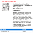 thumbnail image 2 of Head Gasket Set with Head Bolts - Compatible with 2001 - 2005 BMW 530i 3.0L 6-Cylinder 2002 2003 2004, 2 of 2