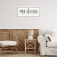 thumbnail image 4 of Stupell Industries Shabby Chic Romantic Mr & Mrs White Framed Giclee Art, 24 x 10, by Marla Rae, 4 of 8