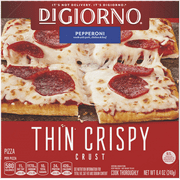 DiGiorno, Thin Crust Pepperoni Pizza, 6.5 inch, 8.4 oz. (10 count)