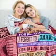 thumbnail image 5 of to My Mom Blanket, Mother''s Day Birthday Gifts for Mom from Daughter Son, Mothers Day Blanket for Mom 60"x50", Mama Gifts for Moms, 5 of 7