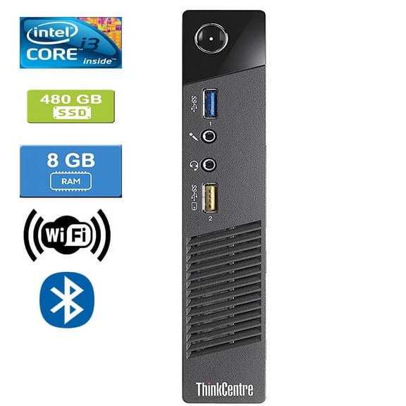 Used: LENOVO M73 TINY Intel Core i3-4130T , 8GB, 480GB SSD, Win 10 Home