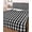 Black, variant on Quilt King Size Bedding Set, Buffalo Plaid Reversible Summer Quilt 3 Pieces, Farmhouse Black White Checkered Vintage Rustic Lightweight Bedspreads Coverlets with 2 Pillow Shams for All Seasons