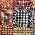 thumbnail image 2 of American Heritage 3 Red Blue Plaid Homespun Cotton Fabric - Sold by the Yard - JCS Fabric, 2 of 8