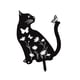 thumbnail image 5 of Estaca decorativa de gato para jardín, decoración de animales para exteriores, adorno para porche y césped Gire la cabeza 30x20 cm, 5 of 9