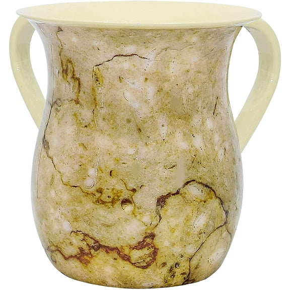 The Kosher Cook, 34 Oz Gold Netilat Yadayim Cup - for Washing Ritual