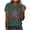 A28 Green, variant on Mifsaly 4Th Of July Shirts Women Crewneck Short Sleeve Tops Summer Casual Patriotic Star Graphic Cotton T Shirts Vintage Style Breathable Independence Day Tees M