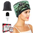 thumbnail image 1 of VICARKO Vaporizador de cabello para acondicionamiento profundo 10 niveles se calienta rápidamente 118 Cable de alimentación Tapa calefactora Tratamiento con aceite caliente Calor eléctrico Térmico Vap, 1 of 5