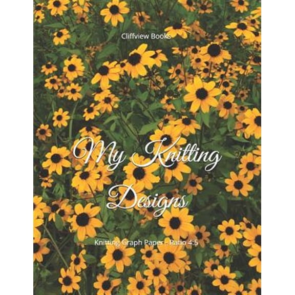 Pre-Owned My Knitting Designs: Knitting Graph Paper - Ratio 4:5