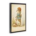thumbnail image 2 of Stupell Industries Eclectic Maritime Bathing Society Seahorse Black Floating Frame Canvas Art, 21 x 31, by Grotto Studios, 2 of 8