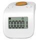 thumbnail image 1 of Contador de pantalla LCD digital Mini dispositivo de conteo de cuentas portátil 6 dígitos Clicker numérico, blanco Jumpingount EL5226-02B, 1 of 2