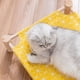 thumbnail image 4 of Cama Colgante Para Perros, Cama Elevada Para Mascotas Con Tela De Lona, Para Uso En Interiores Y Exteriores, Estructura De Madera De Pino Natural, Diseño Portátil Para Gatos Y Mascotas, 4 of 9
