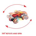 thumbnail image 2 of Sport Racing Car Toy, 1:16 Scale Convertible Style Vehicle with Light Effects for Kids, 2 of 8
