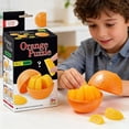 thumbnail image 2 of Fruit Puzzle Toys - Orange Sea Urchins Garlic Shape Puzzles, 3D Space Sense Exercise Sturdy PVC Assembly Educational Learning Toys, 2 of 8
