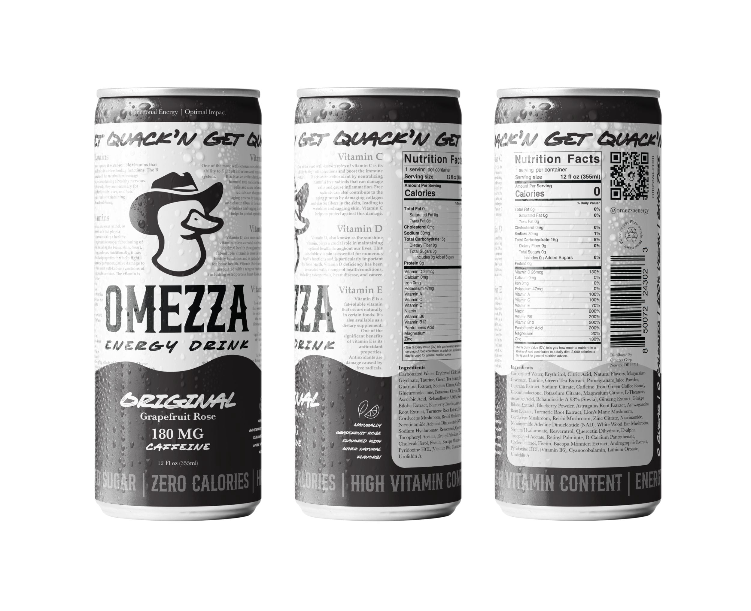 Omezza Energy Drink Original 12ct