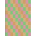 thumbnail image 1 of Ahgly Company Machine Washable Indoor Rectangle Transitional Slime Green Area Rugs, 2' x 4', 1 of 7