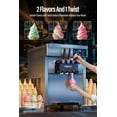 thumbnail image 2 of Leacco Soft Serve Ice Cream Maker Machine Commercial with 2 Hoppers, 3 Dispensers, 110V, 2 of 7