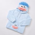 thumbnail image 5 of Unisex Big Mouth Monster Hoodie Funny Plush Oversized Pajama Loungewear Fuzzy Holiday Hoodie Sweatshirt Light Blue, 5 of 5