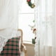 thumbnail image 3 of XmhyTop-A Cortinas de encaje blancas, 2 piezas, 140 x 200 cm, decorativas para el hogar y la cocina., 3 of 5