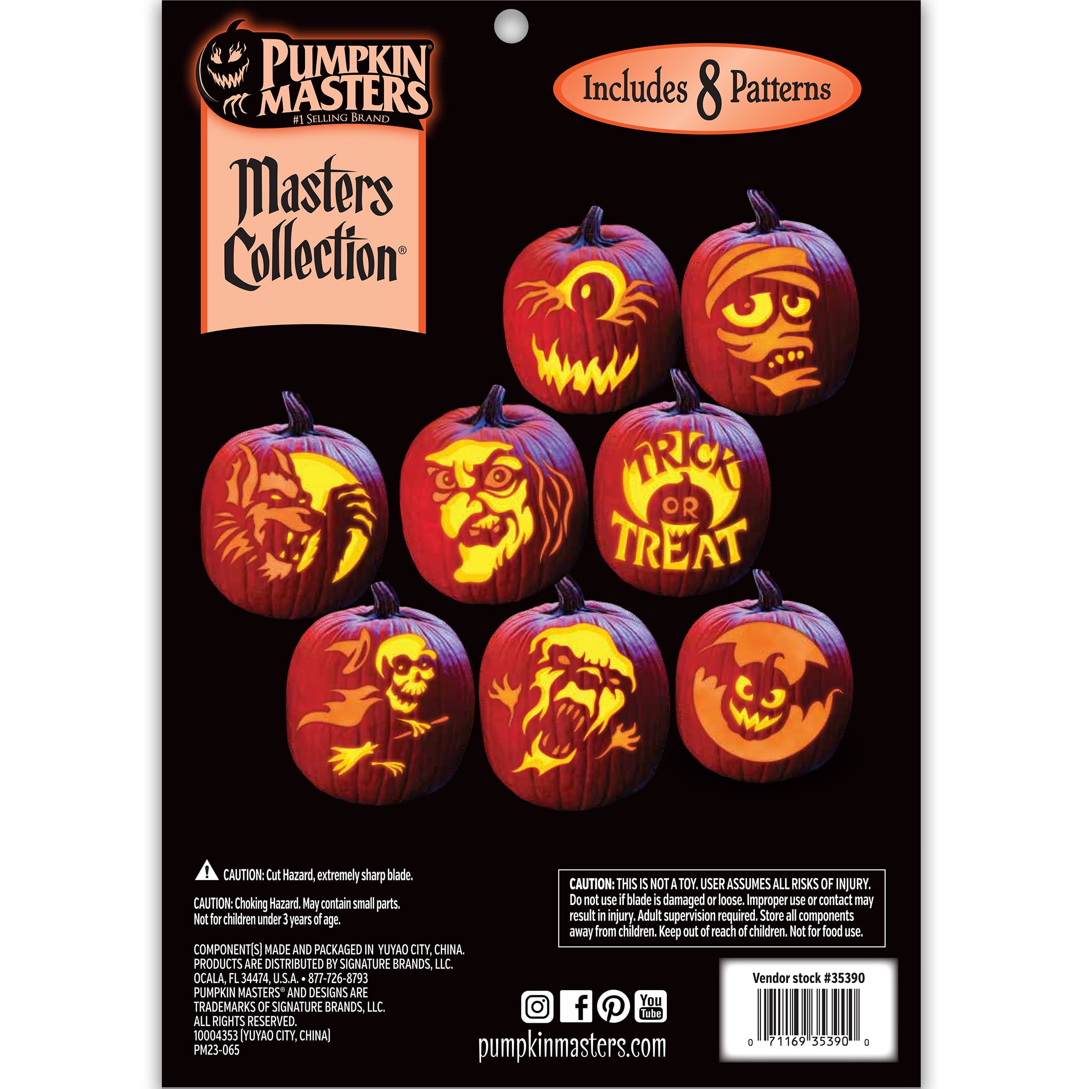 Pumpkin Masters Master Collection Pumpkin Carving Kit - Premium Tools for  Professional-Level Carving - Black Plastic - Halloween - Fall in the  Pumpkin Carving Tools & Kits department at