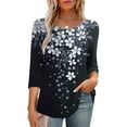 thumbnail image 7 of Vacation Summer Tops for Women Over 50 Print Blouses for Women Dressy Casual My Orders Placed Recently By Me, 7 of 7