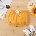 thumbnail image 2 of Mercatoo 𝐍ewborn Baby Girls Boys Summer Shorts Solid Ruffle Fashion Shorts 𝐈𝐧fant Girls Comfy Breathable 𝐁loomers, 2 of 6