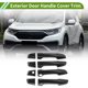thumbnail image 2 of Cubierta de manija de puerta exterior para Honda CRV 2017-2022, fibra de carbono negra, 1 juego, 2 of 7