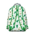 thumbnail image 2 of Green Avocado Students Backpack Fresh Avocado Pattern School Bag with Avocado Lover Design, Durable and Lightweight, 2 of 3