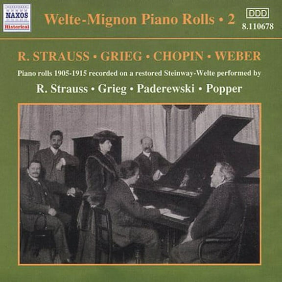 Various Artists - Welte-Mignon Piano Rolls-Vol. 2 - Music & Performance - CD