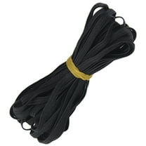 ELAYARD Premium Black Elastic Band for Sewing Strong Stretch Band for Waistbands Necklines and Crafts