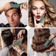 thumbnail image 5 of All Purpose Comb,2 Pack Wide Tooth Comb Set 7.2 inch Plastic Double Tooth Barber Comb Professional Cutting Comb Large Tooth&Fine Tooth, 5 of 5
