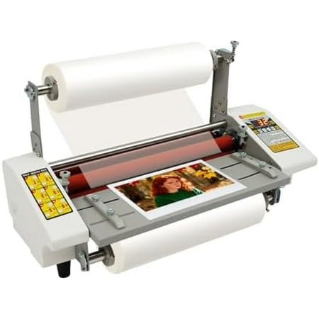 13 inch Laminator Machine Hot and Cold Roll Laminator 110V Digital Thermal Laminating Machine for A3/A4 Paper Single/Dual-Sided Lamination for School, Office, and Commercial Use$$Office