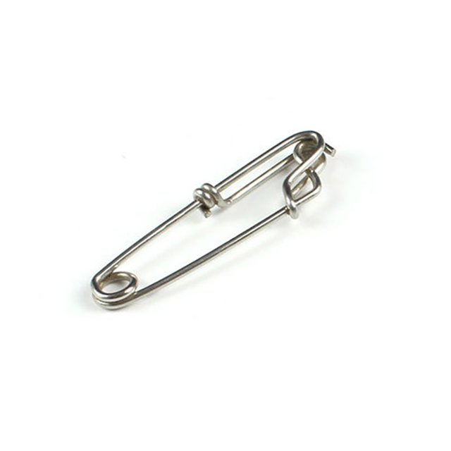 Eigraketly Broche de pesca de acero inoxidable, palangre abierto, accesorios giratorios resistentes al desgaste, hebilla única, anzuelo, aparejo, Pescar 1.8*60