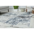 thumbnail image 4 of Rugs America Preston PS50B Ivory Sapphire Splatter Transitional Vintage White Area Rug, 2'6" x 4', 4 of 5