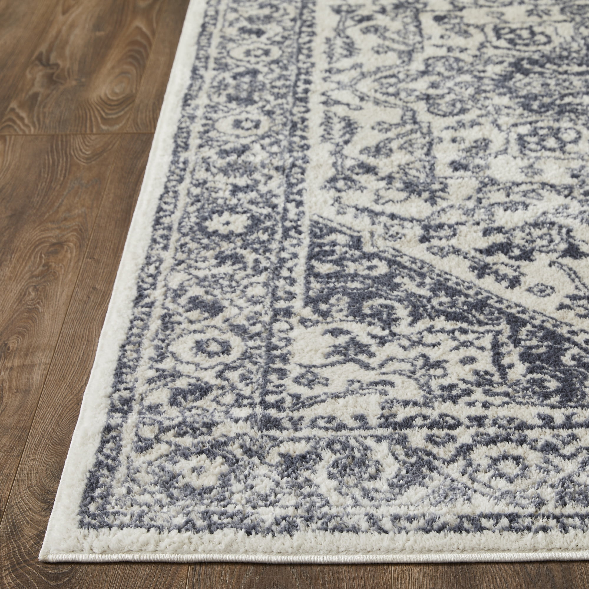 Loomaknoti Carleigh Armili 4' x 6' Blue Oriental Indoor Area Rug