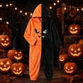 thumbnail image 5 of Black Plush Hooded Costume for Adults Polyester Plush Fleece Hooded Funny Cozy Pajamas Jumpsuit Thickened Casual Loungewear Outfits S, 5 of 5
