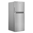 thumbnail image 3 of Whirlpool 24" 11.6 cu ft Top-Freezer Refrigerator in Stainless Steel, 3 of 5