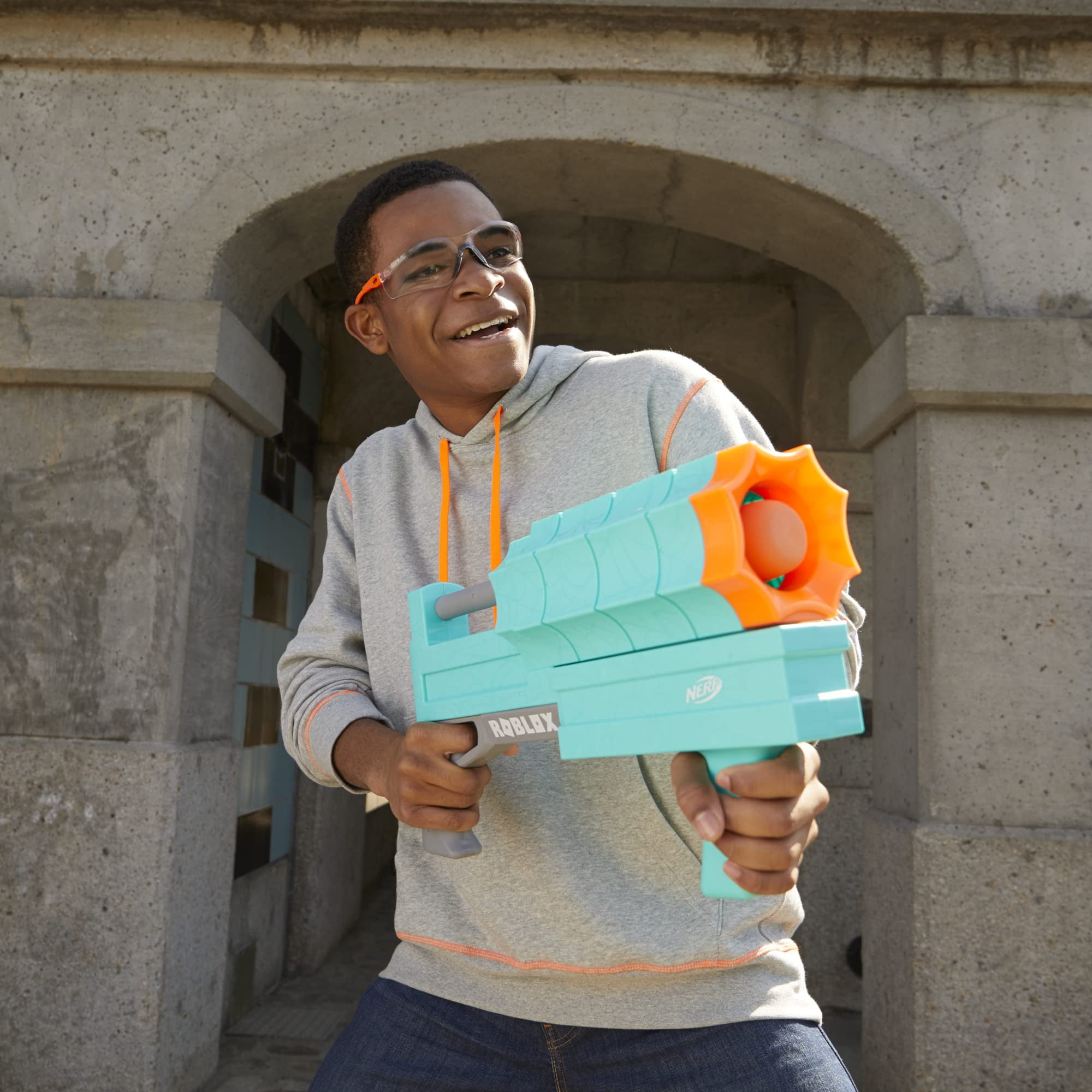 Nerf Roblox SharkBite: Web Launcher Rocker Blaster, Includes Code