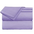 thumbnail image 5 of Clara Clark Premier 1800 Microfiber Collection 3-Line Bed Sheet Set, Cal King Size, Lavender, 5 of 7