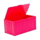 thumbnail image 4 of Estuche de almacenamiento de contenedor de carga en miniatura con tapa y soporte único de gran capacidad. Rosa roja, 4 of 9