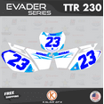 thumbnail image 3 of Kalair GFX Graphics Kit for Yamaha TT-R230 (2005-2023) Evader Series, 3 of 5