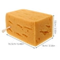 thumbnail image 2 of OUNONA Car Cleaning Kit Car Sponge Yellow 1Set, 2 of 8