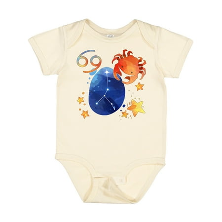 

Inktastic Cancer Crab Constellation Zodiac Sign Illustration Gift Baby Boy or Baby Girl Bodysuit