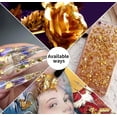 thumbnail image 4 of Escamas de hojas de oro, 0.07 oz de escamas de lámina metálica para pintar artes, manualidades, uñas, escamas de bricolaje (oro) no se decoloran ni se oxidan fácilmente., 4 of 5