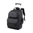 thumbnail image 4 of Mochila para ordenador portátil con ruedas, maletín con ruedas de tela Oxford para ordenador portátil, bolso de de negocios para pasar la Negro, 4 of 8