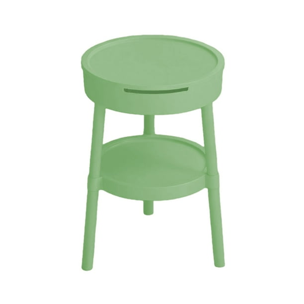 Pisexur Batería de cocina Mesa auxiliar multifuncional moderna, mesa de centro con cajón, estante de almacenamiento, mesita de noche, escritorio de estudio para sala para la cocina del hogar