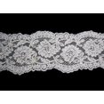 thumbnail image 1 of Lily 5" White and Ivory Beaded Sequins Floral Gorgeous Fine Lace Trim By Yardage, 1 of 1