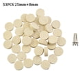 thumbnail image 1 of Wool Felt Buffing Wheel Grinding Cleaning Polishing 3.17mm Shanks Rotary Tool, 1 of 6