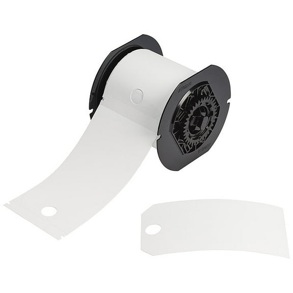 Brady Lockout Tags,5-3/4" Label H,White B30-255-851-WHT